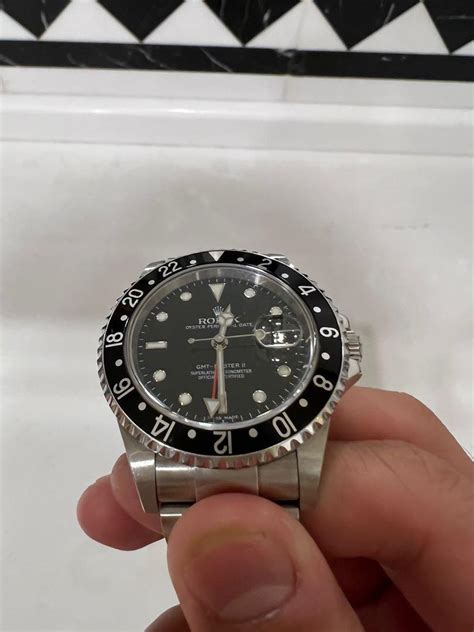 rolex gmt minute dial not working|Rolex error dial.